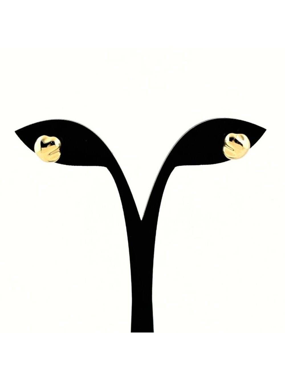 Tiffany & Co Nugget Yellow Gold Elsa Peretti Earrings